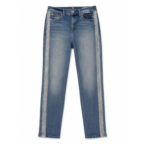 7 For All Mankind Skinny High Waist Ankle Jeans Women's Size‎ 27 Light Wash
